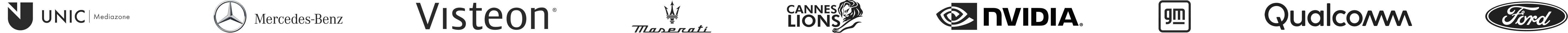 Clients: General Motors, Mercedes-Benz, Maserati, Cannes Lions, Visteon, Nvidia, Qualcomm, Ford